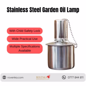 Stainless Steel Garden Oil Lamp