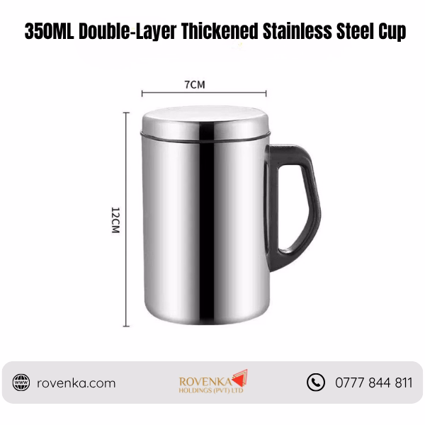 Stainless Steel Insulated Mug with Lid - Image 6