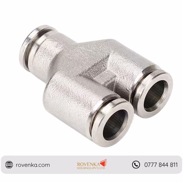 Stainless Steel Pneumatic Tee Connector - Image 4