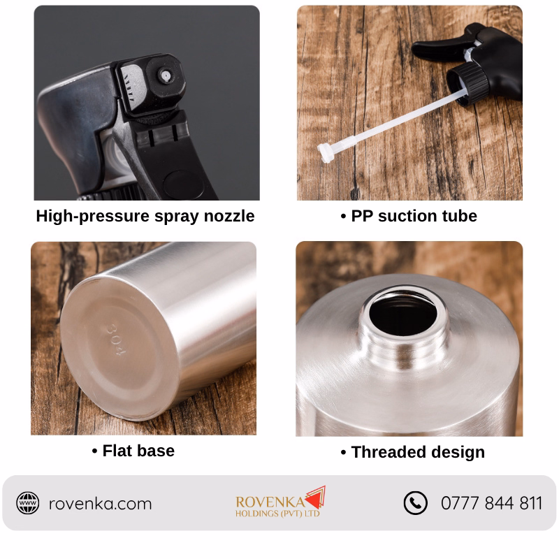 Stainless Steel Spray Bottle Dispenser - Image 12