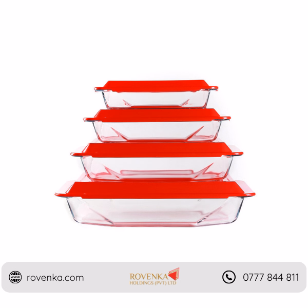 Tempered Glass Baking Dish with Lid