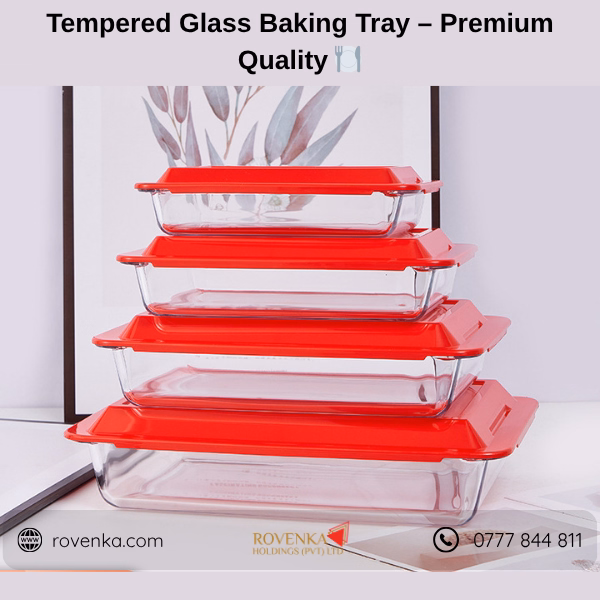 Tempered Glass Baking Dish with Lid - Image 2