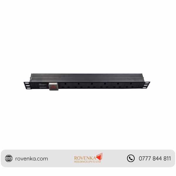 UK PDU Rack Power Strip 8 Way - Image 2