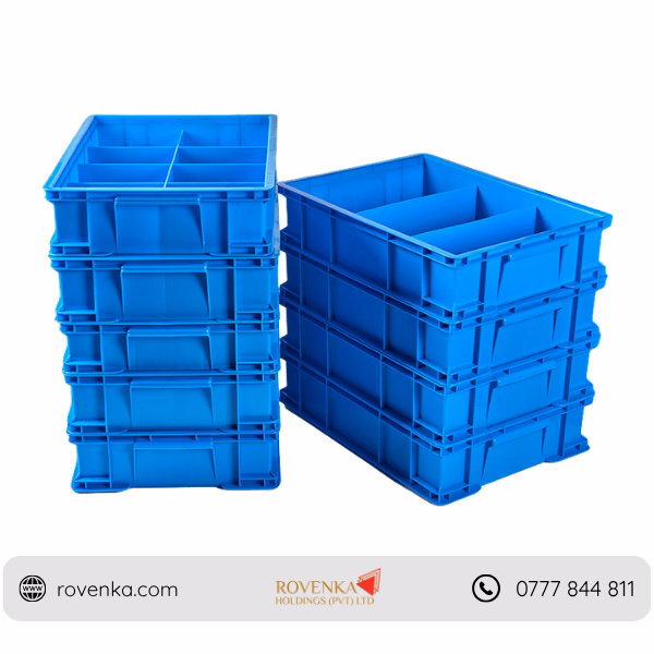 Heavy Duty Stackable Parts, Screws, Tools, Hardware & Small Components Organizer Tray – Industrial Multi-Compartment Plastic Storage Box